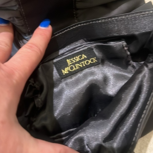 Jessica McClintock Dark Gray Clutch - No Strap - Picture 5 of 7